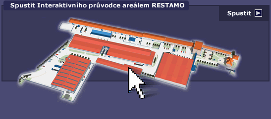 Interaktivní průvodce areálem RESTAMO